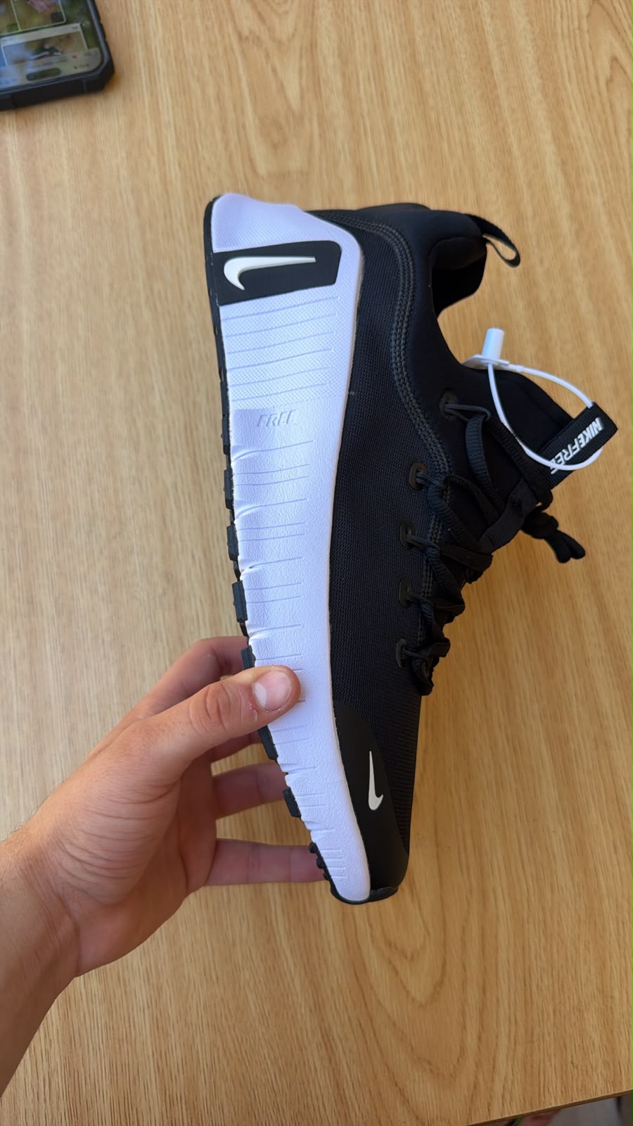Nike metcon black /white stock