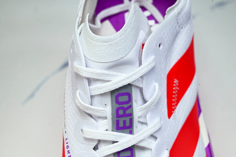 KZ9020 ADIZERO ADIOS PRO 4 FOOTWEAR WHITE/LUCID RED/SHOCK PURPLE