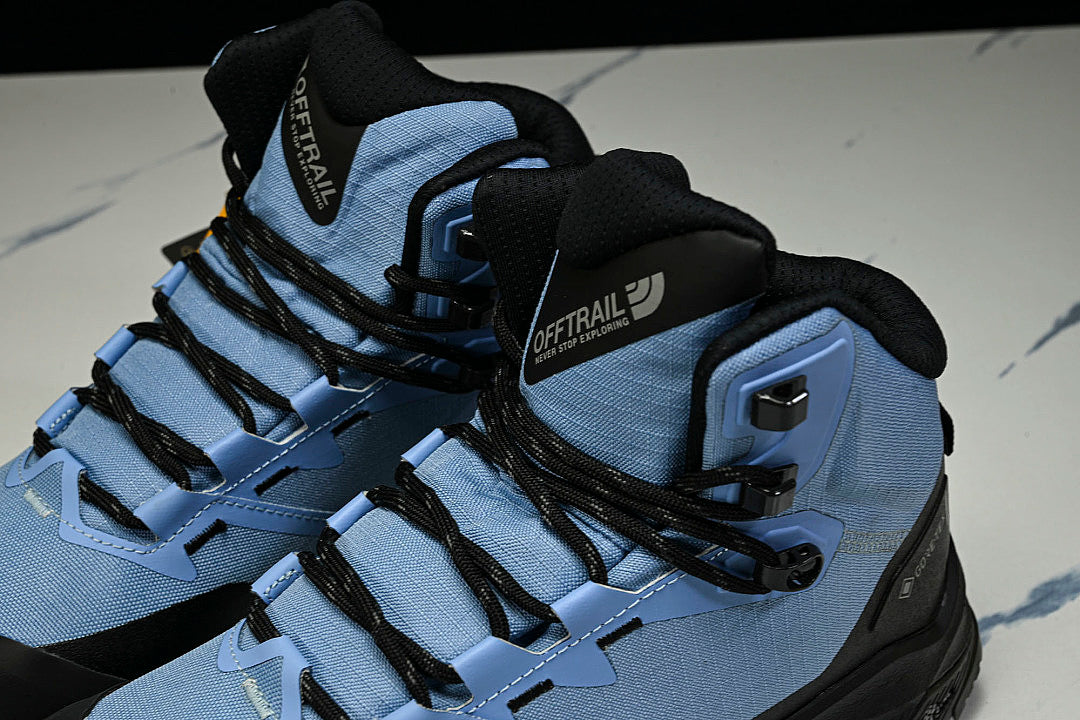 THE NORTH FACE SUMMIT OFFTRAIL GORETEX MEN'S HIKING SHOES LIGHT BLUE/BLUE