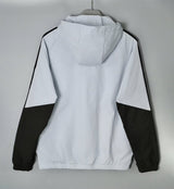 Real Madrid White & Black Windbreaker
