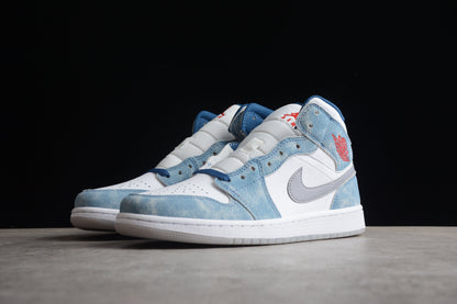Air jordan mid ocean