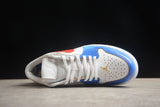 Air Jordan Low 1 rouge/bleu