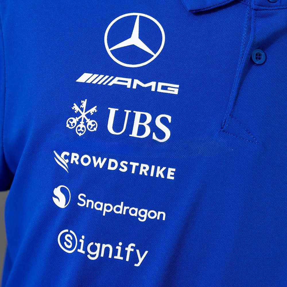 Mercedes 2026 Team Blue Polo