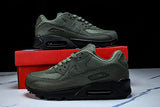 HQ3828-200 AIR MAX 90 RETRO AIR CUSHIONED RUNNING SHOES ARMY GREEN/MATCHA GREEN