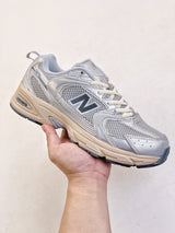 New Balance 530 White Metallica