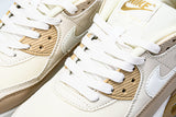 DH8010-004 AIR MAX 90 RETRO AIR CUSHIONED RUNNING SHOES BROWN POWDER/WHITE
