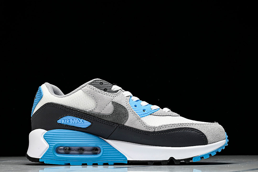 【250】DM0029-019 AIR MAX 90 PLATINUM TINT/IRON GREY/BLUE LIGHTNING