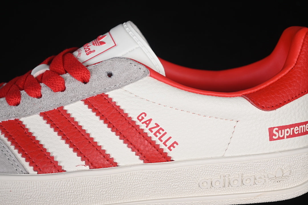 ORIGINALS GAZELLE INDOOR CASUAL SHOES RED/WHITE/GREY