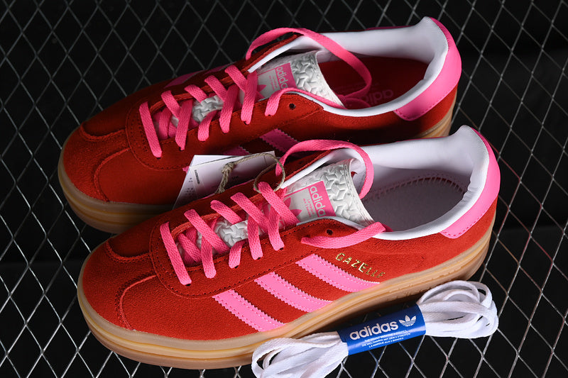 [IH7496]-[ORIGINALS GAZELLE BOLD COLLEGIATE RED/LUCID PINK/CORE WHITE]-[WOMAN:35-42]