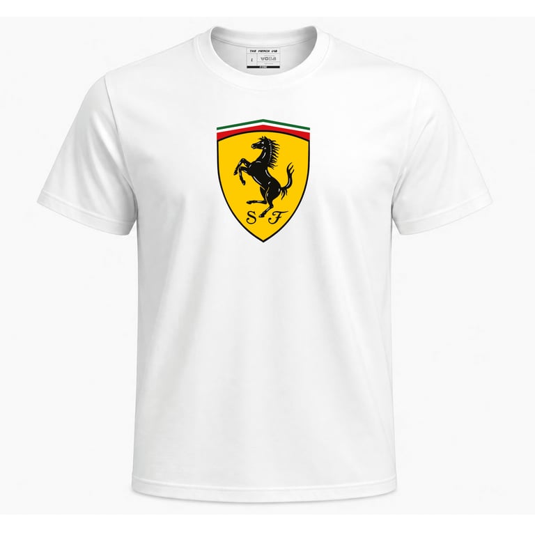 Ferrari Logo White T-Shirt