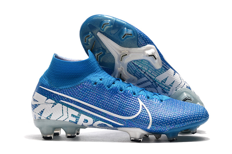 Nike Mercurial 13 High Top Electroplated Waterproof Knitted Surface Flyknit 360FG Studs