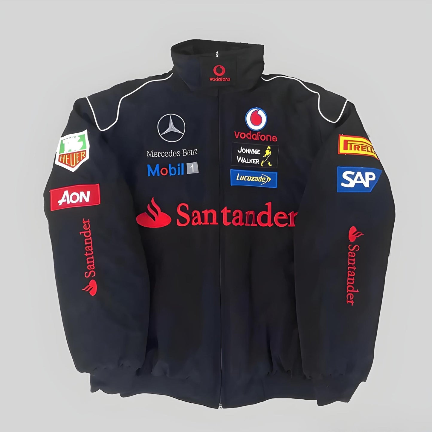 Mercedes All Black Bomber Jacket