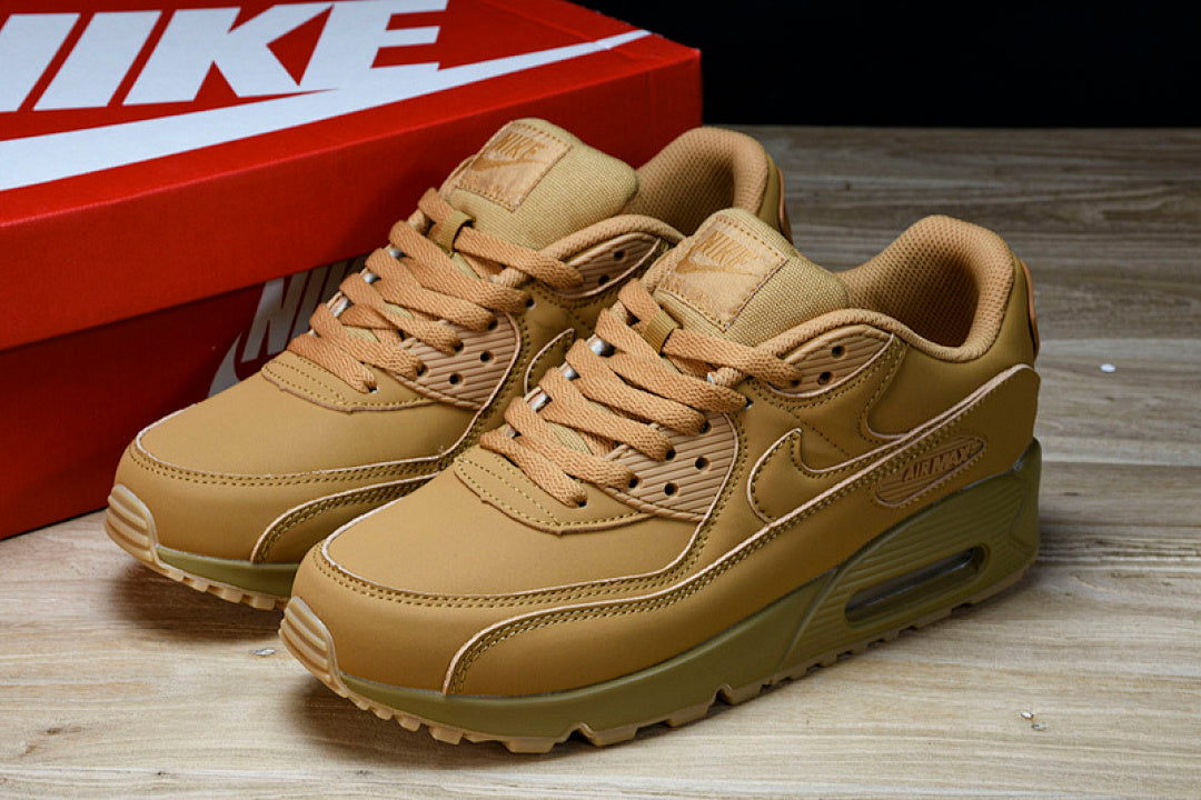 FZ5102 299 AIR MAX 90 PREMIUM FLAX/GUM LIGHT BROWN/WHEAT