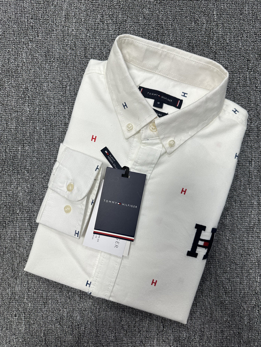 H1062#Print + Large Embroidery