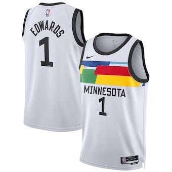 Minnesota timberwolves white jersey