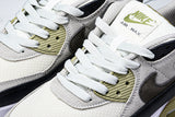 DM0029-011 AIR MAX 90 RETRO AIR CUSHIONED RUNNING SHOES BLACK/WHITE/TEA GREEN