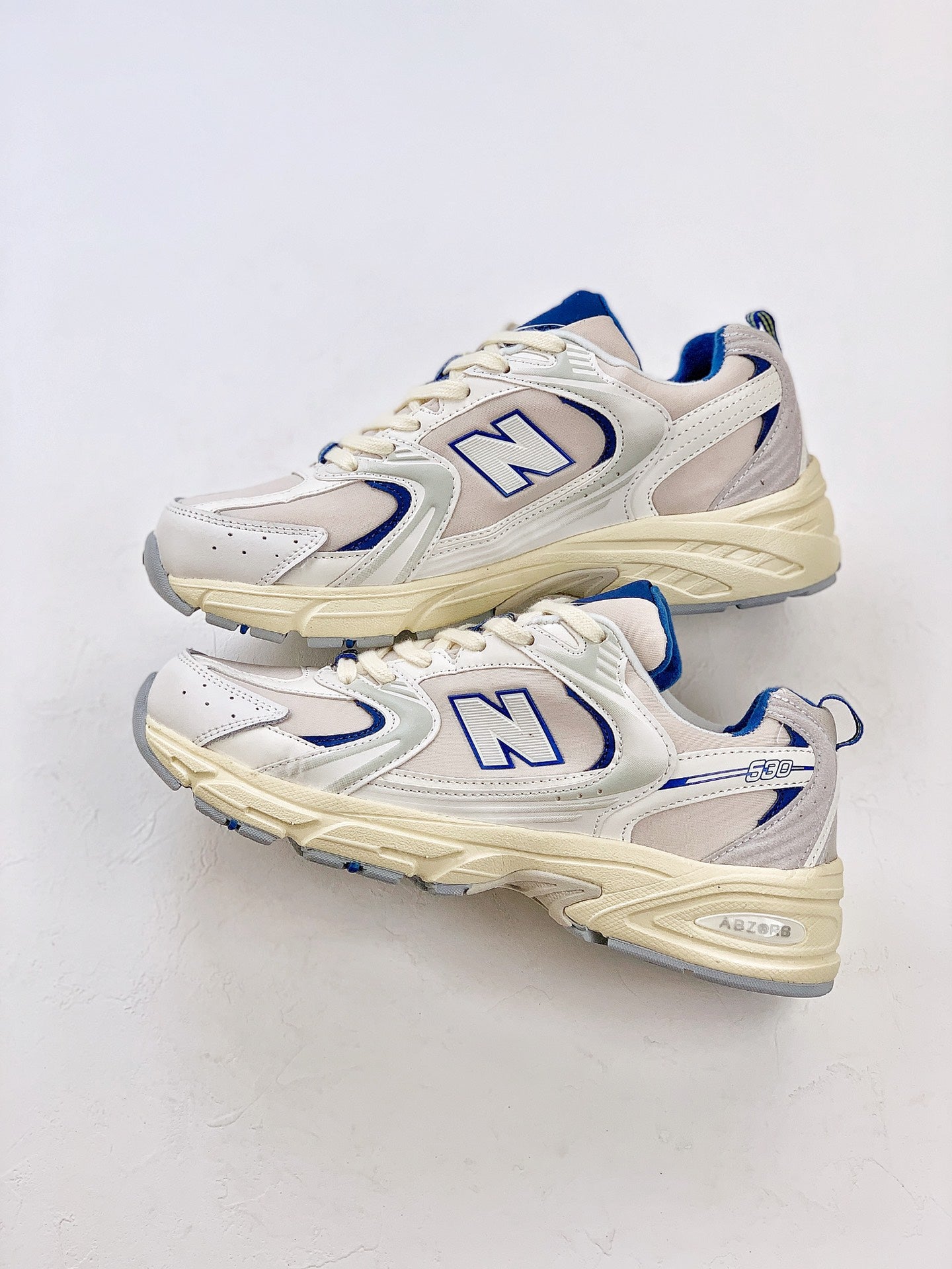 New Balance 530 beige&Blue