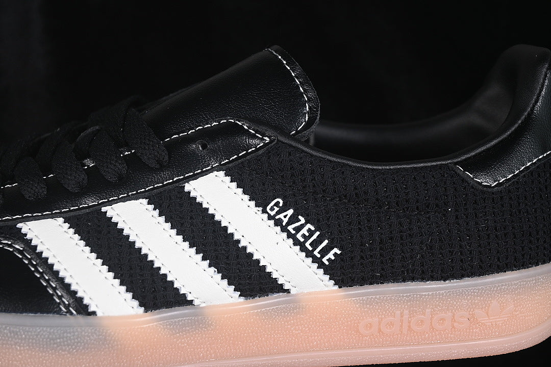 【210】[JQ7084]-[CLOVER RETRO CASUAL ANTI-SLIP BOARD SHOES PINK/BLACK/WHITE]-[WOMAN:35-39]-[MAN:40-45]