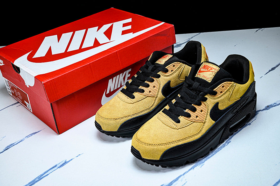 AJ1285-700 AIR MAX 90 WHEAT/COSMIC CLAY-BLACK