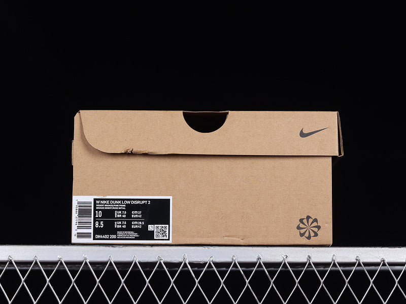 【270】[DH4402-200]-[DUNK LOW DISRUPT 2 DESERT BRONZE PINK PRIME-RUGGED ORANGE]-[UNISEX:36-47.5]
