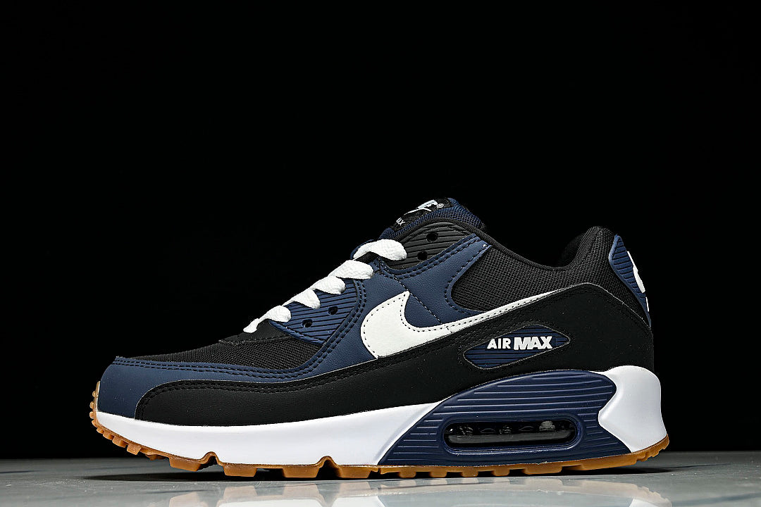 FB9658-400 AIR MAX 90 MIDNIGHT NAVY/BLACK/GUM MEDIUM BROWN/WHITE