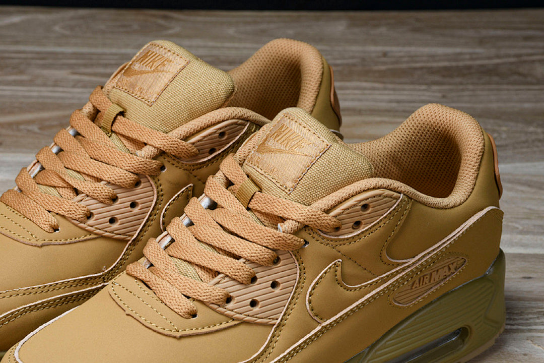 FZ5102 299 AIR MAX 90 PREMIUM FLAX/GUM LIGHT BROWN/WHEAT