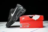 HV4517-002 AIR MAX 90 LTR CLASSIC MEN'S SPORTS SHOES BLACK/LIGHT GRAY