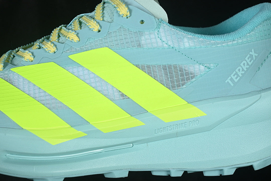 TERREX AGRAVIC SOLE-BOOSTING RUNNING SHOES BLUE/GREEN/BLUE
