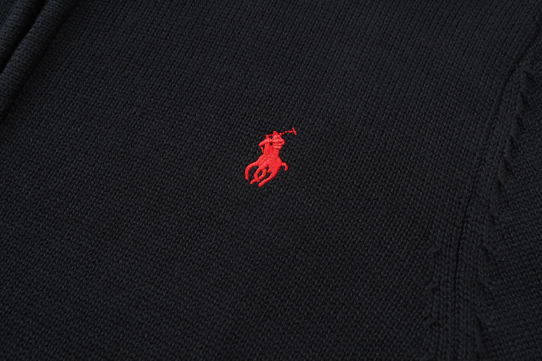 Polo Thick Full-Zip Cardigan 6118