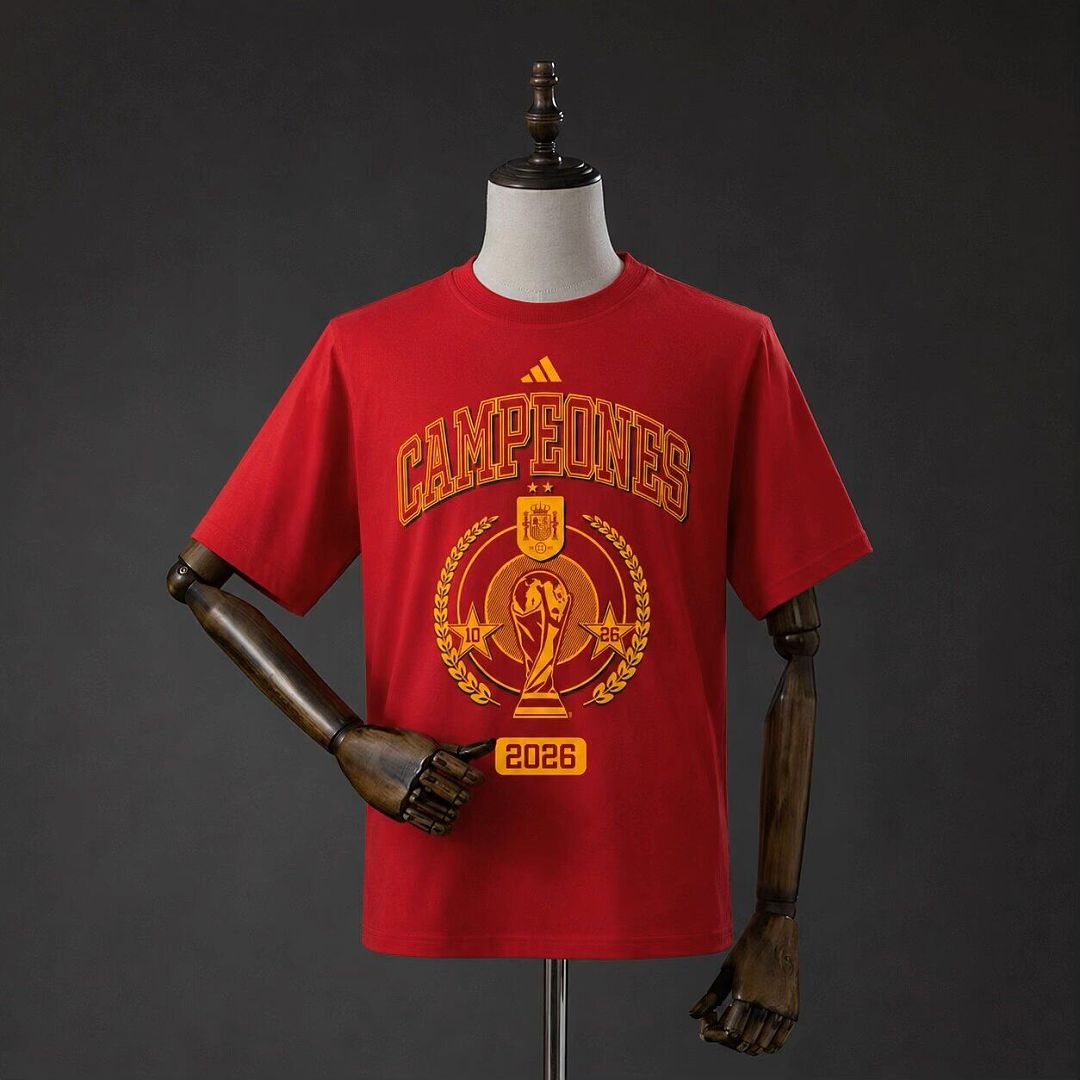 Spain 26 champion cotton shirts S-XXL