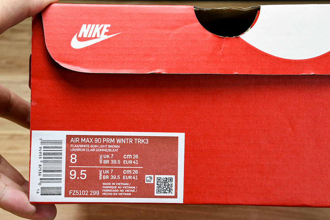 FZ5102 299 AIR MAX 90 PREMIUM FLAX/GUM LIGHT BROWN/WHEAT