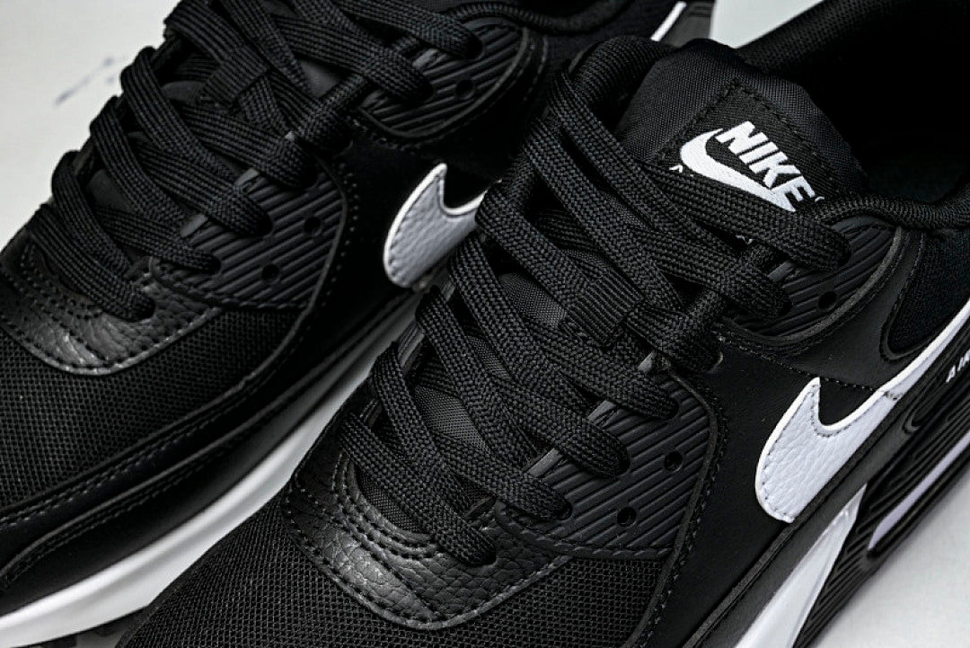 DH8010-002 AIR MAX 90 LTR CLASSIC SPORTS SHOES FOR MALE AND FEMALE COUPLES WHITE/BLACK