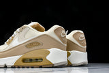 DH8010-004 AIR MAX 90 RETRO AIR CUSHIONED RUNNING SHOES BROWN POWDER/WHITE