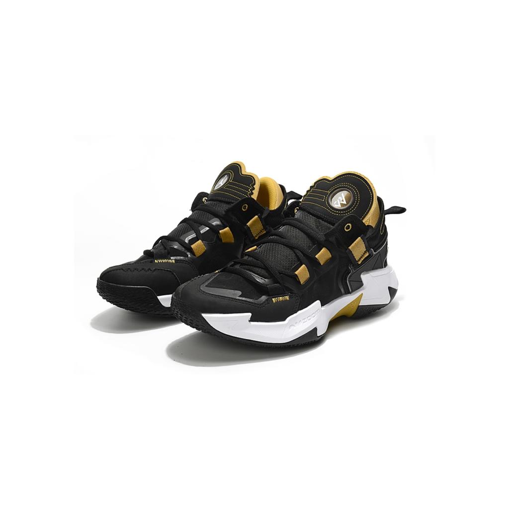 nike jordan why not zero 5 black-gold shoes