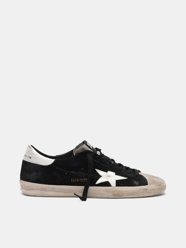 golden goose Super-Star sneakers in two colours of suede with contrast star
