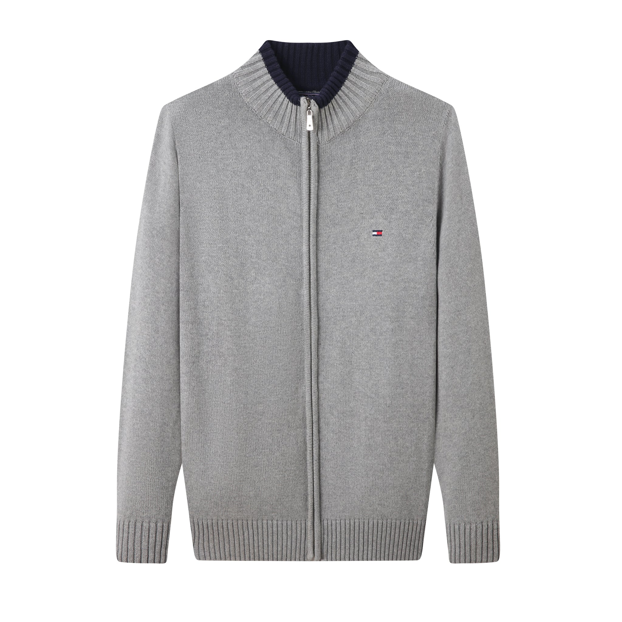 6116:tommyZip Cardigan Thick Version same as official website M-XXL