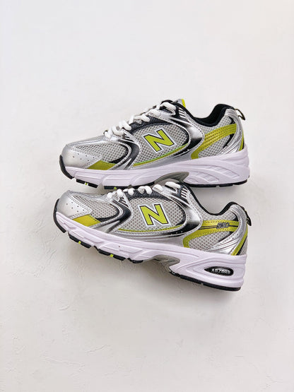 New Balance 530 Silver&Yellow