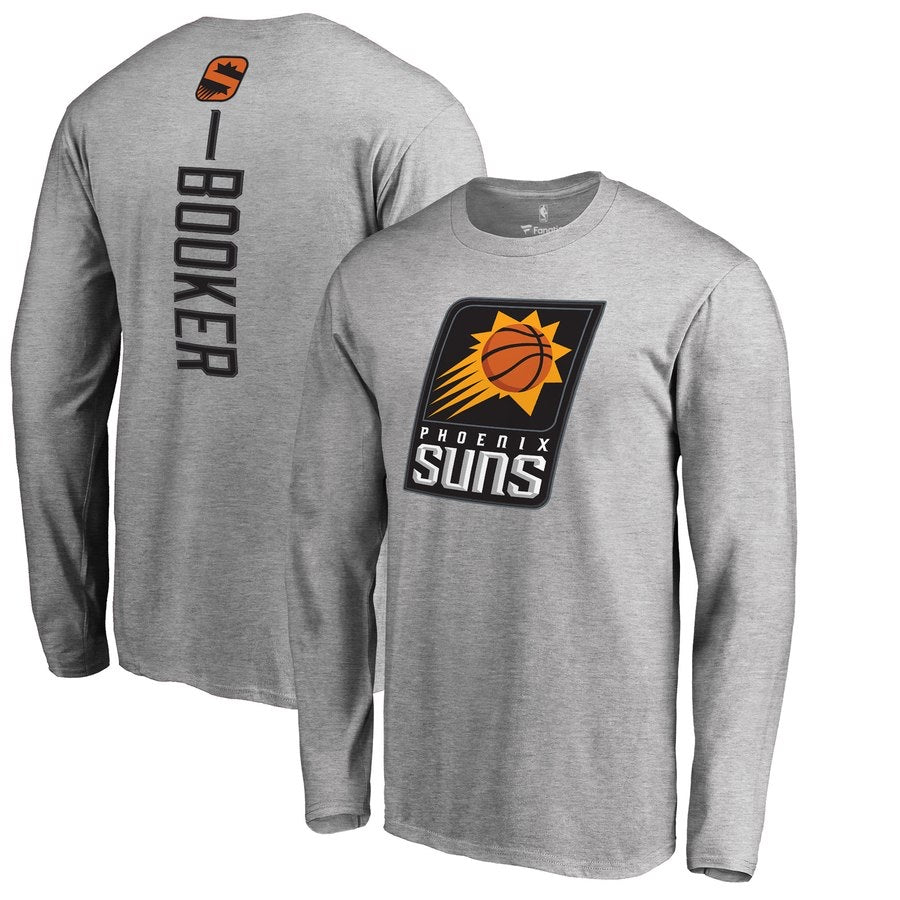 Phoenix suns 1 booker grey long shirt