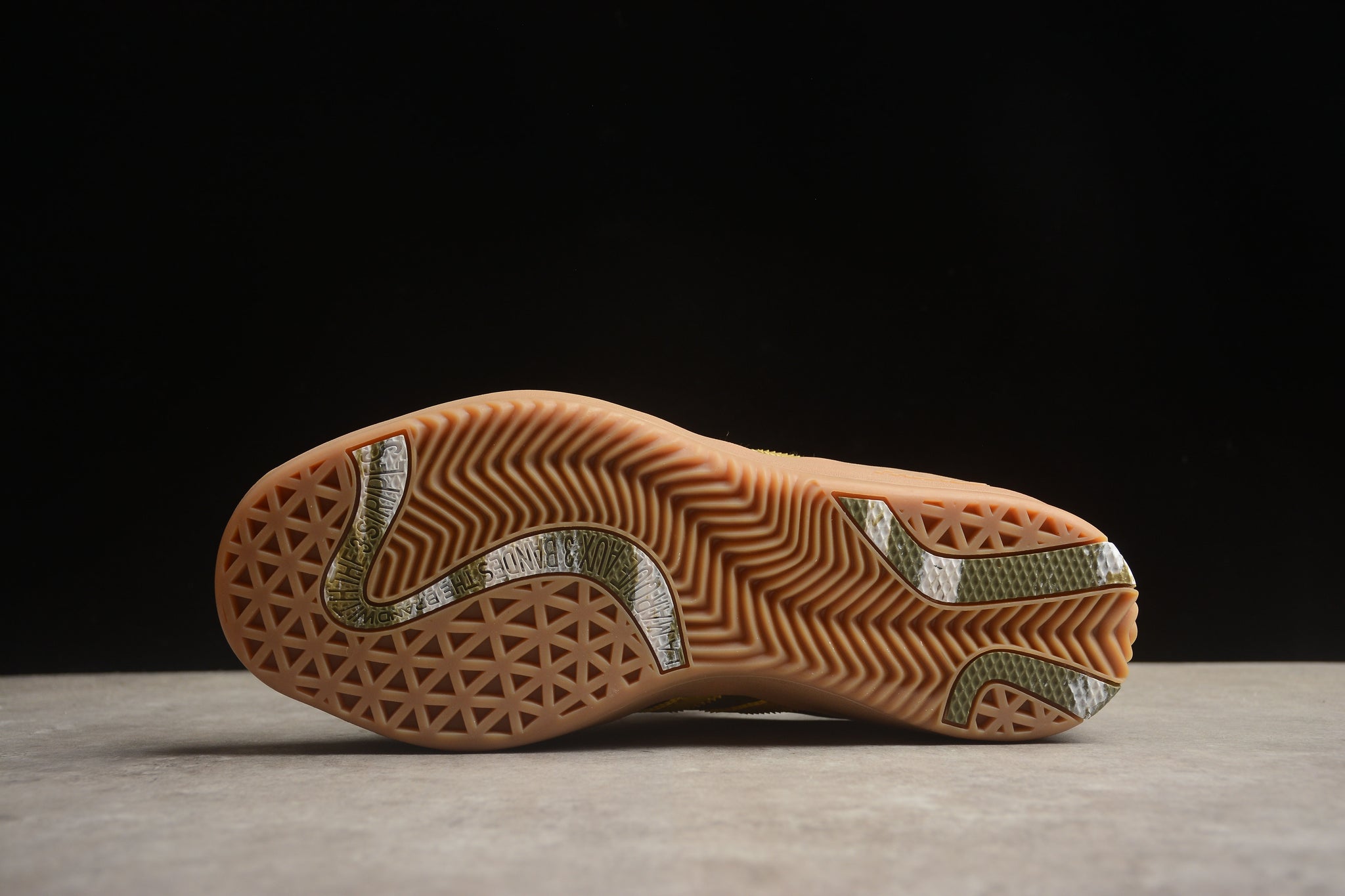 adidas x Palace Puig Samba "Olive Gold" sneakers