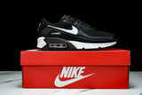 DH8010-002 AIR MAX 90 LTR CLASSIC SPORTS SHOES FOR MALE AND FEMALE COUPLES WHITE/BLACK