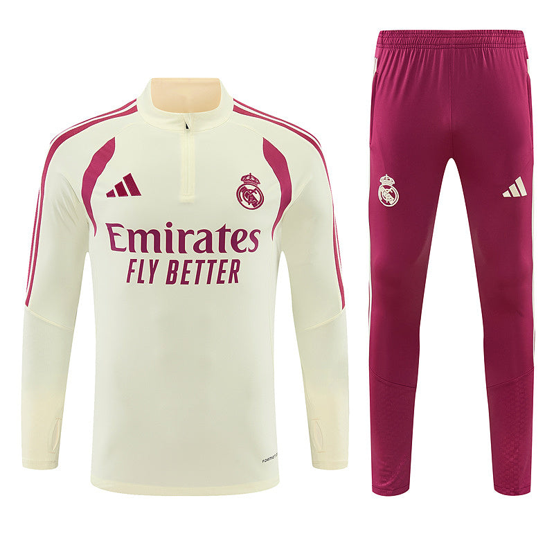 Real Madrid 26/27 Tracksuit - Quarter Zip