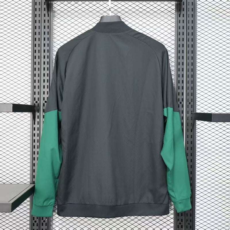 Mexico Black & Green Bomber Jacket