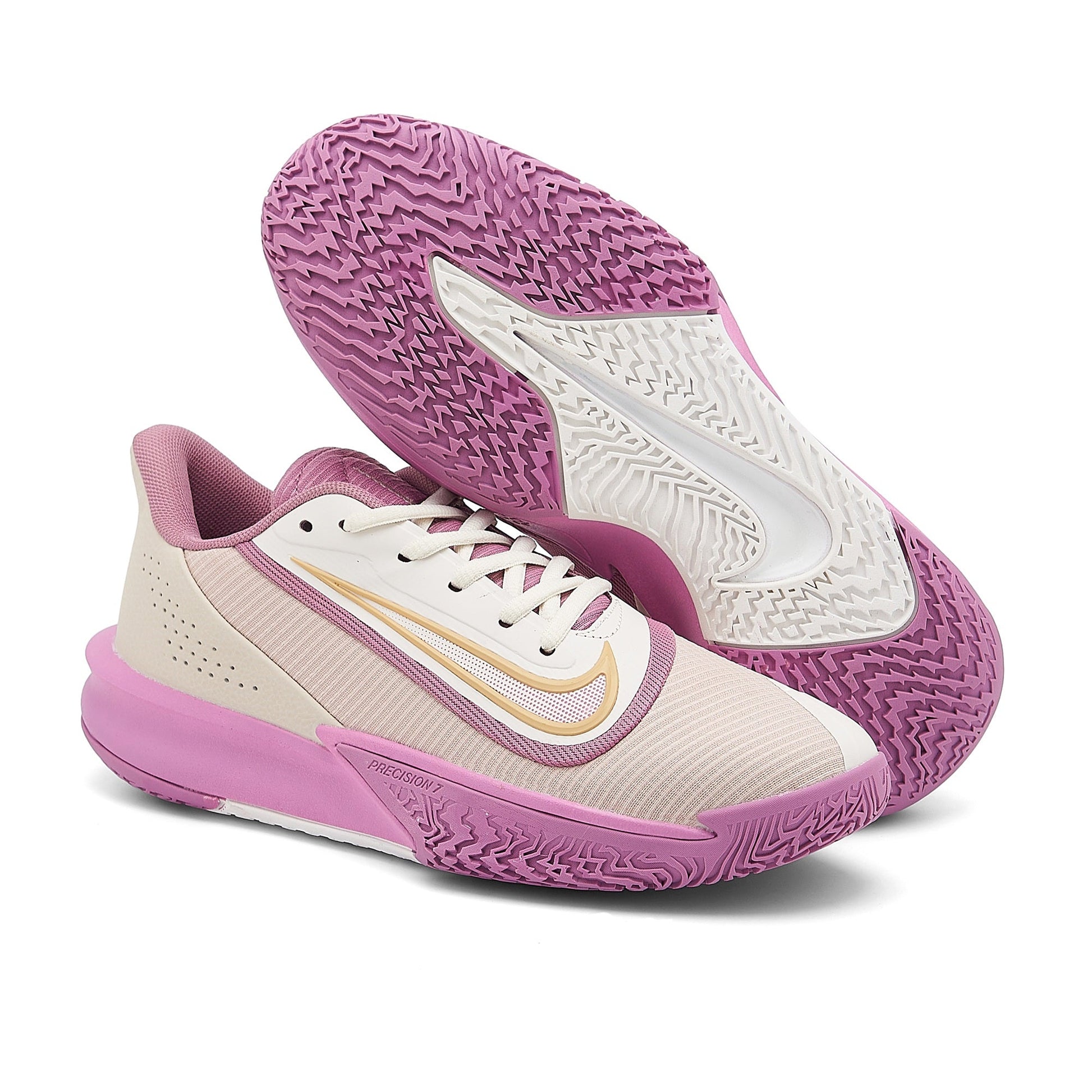 Nike Precision 7 Beige&Purple