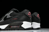CH8490-001 AIR MAX 90 TRENDY COUPLE LOW TOP AIR CUSHIONED CASUAL BLACK/DARK GRAY/WHITE
