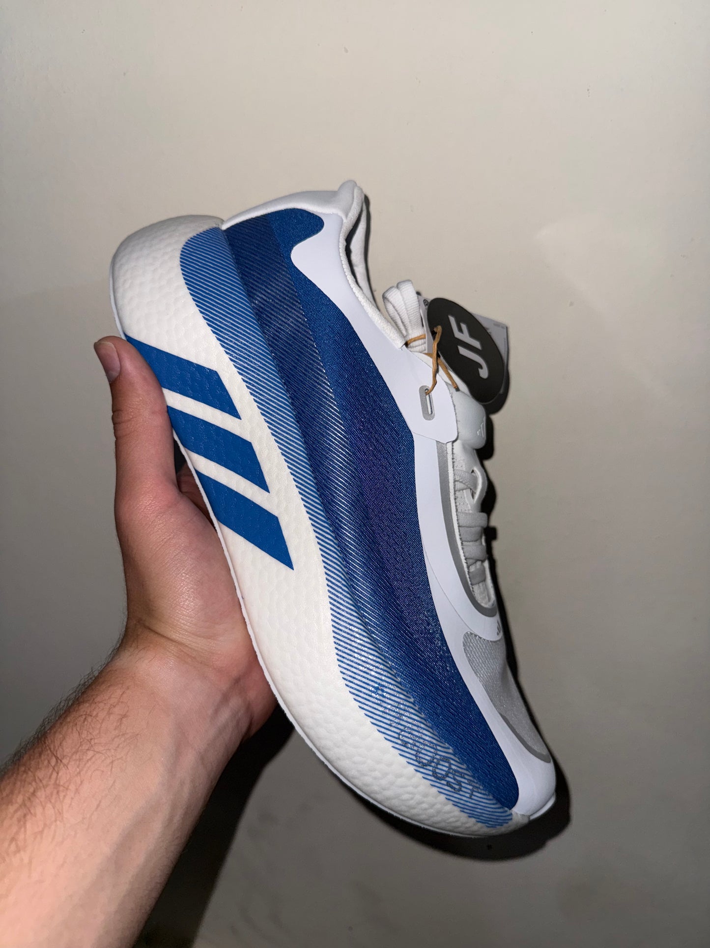 Adidas hyperboost white/blue st