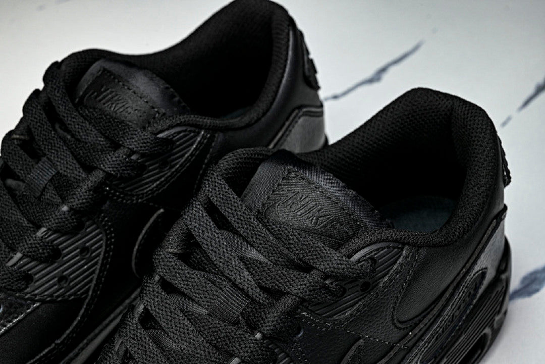 CZ5594-001 AIR MAX 90 LTR CLASSIC SPORTS SHOES FOR MALE AND FEMALE COUPLES BLACK/INKINESS