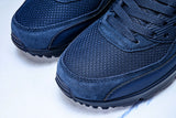 DM0029-401 AIR MAX 90 RETRO AIR CUSHIONED RUNNING SHOES NAVY BLUE/BLACK