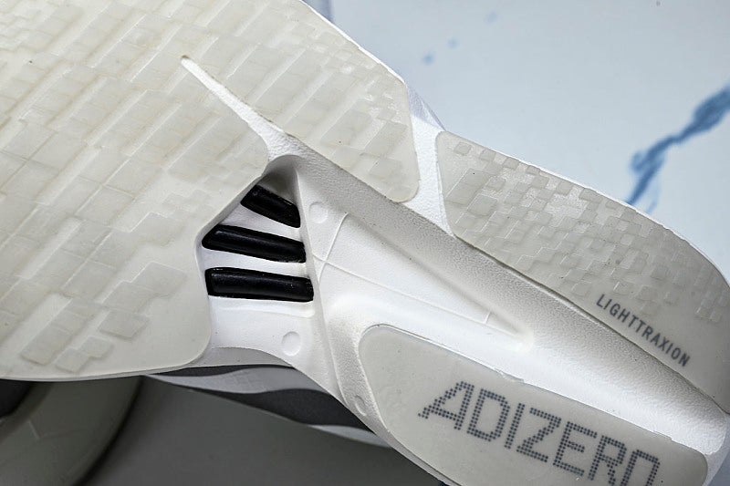KJ7036 ADIZERO ADIOS 4 M LOW-TOP RUNNING SHOES WHITE/GREY/GREEN