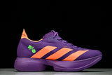 ADIZERO ADIOS 4 M LOW-CUT RUNNING SHOES PURPLE/ORANGE