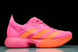 KJ3062 ADIZERO ADIOS 4 M LOW-TOP RUNNING SHOES PINK/ORANGE/PINK